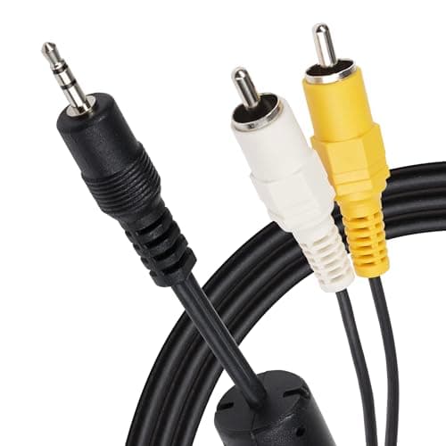 Image of Maplin 2.5mm 3 Pole Jack Plug to Twin 2 Pole RCA Phono Jack Plug Cable, 1.8m