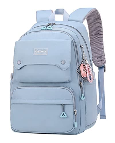 Image of SellerFun Teen Girls Casual Backpack High Middle School Daypack Women Daily Travel Laptop Bag(A Blue,29 Liters)