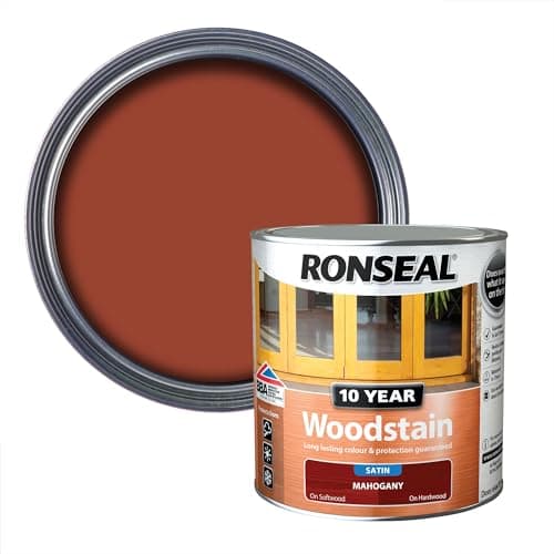 Image of Ronseal 10 Year Woodstain Mahogany 2.5L