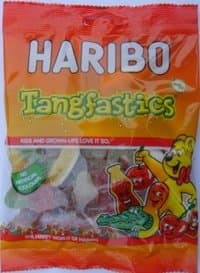 Image of 12 X HARIBO TANGFASTICS BAG 160g | 12 PACK BUNDLE