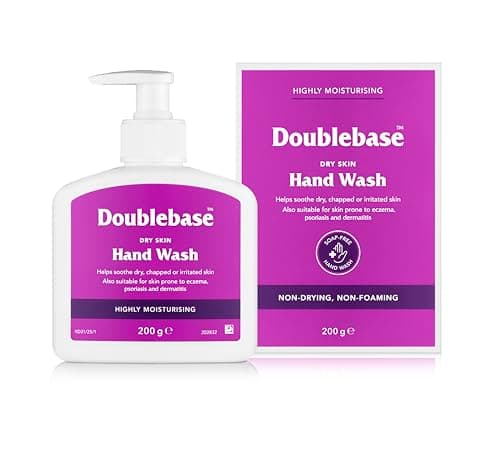 Image of Doublebase Dry Skin Hand Wash. Moisturising, Non-Foaming. Also Suitable for Skin Prone to Eczema and Psoriasis, Soap and SLS Free (Packaging May Vary), 200g