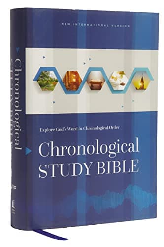 Image of Niv, Chronological Study Bible, Hardcover, Comfort Print: Holy Bible, New International Version