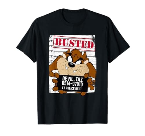 Image of Looney Tunes TAZ Mugshot T-Shirt