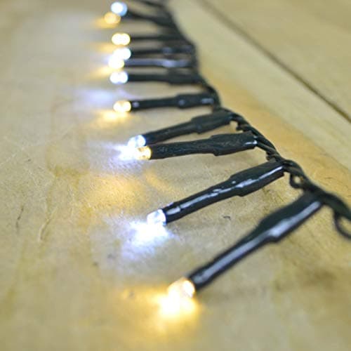 Image of Premier Decorations - 1000 Multi Action TreeBrights LED Lights with Timer - Warm White & White