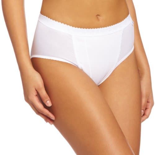 Image of Sloggi Control Tai 2 Pack Women's Briefs White Size 12