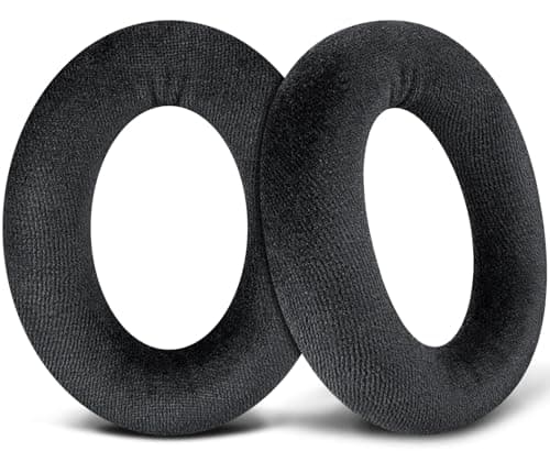 Image of SOULWIT Earpads Replacement for Sennheiser HD515, HD518, HD555, HD560S, HD558/SE, HD595/SE, HD598/SE/CS/SR, HD599/SE/Limited Edition Headphones, Ear Pads Cushions with High-Density Foam - Black