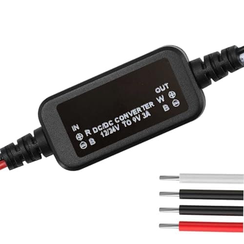Image of Xdingjiala DC-DC Buck Converter 12V 24V to 9V, 3A 27W Step Down Voltage Regulator Module, 11V-30V Input Waterproof Power Transformer for Car Audio, Robotics, LED Display, Motor and Solar System