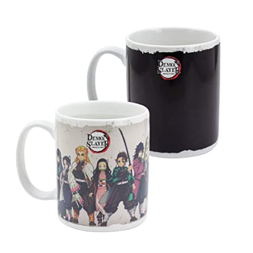 Image of Paladone Demon Slayer Heat Change Coffee Mug - Officially Licensed Gifts for Anime Fans & Boys, for Hot or Cold Beverages, 300ml