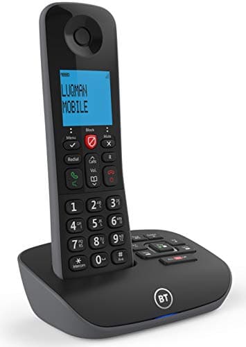 Image of BT Essential Cordless Landline House Phone, Nuisance Call Blocker, Call Block button, Answer Machine, Single Handset Pack