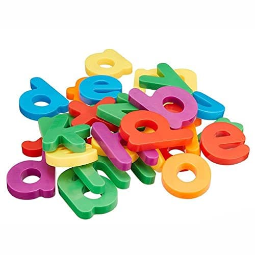 Image of Magnetic Letters For Board Fridge And Refrigerator Lowercase Alphabet Educational Toys For Kids And Toddlers Colorful Magnets Perfect For Learning ABC Preschool Learning Or Spelling (26 LETTERS)