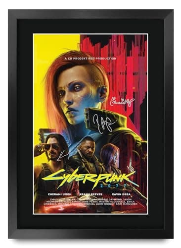 Image of HWC Trading Cyberpunk 2077 Gifts Printed Signed Autograph Picture for Video Game Fans and Gamers - A3 Framed
