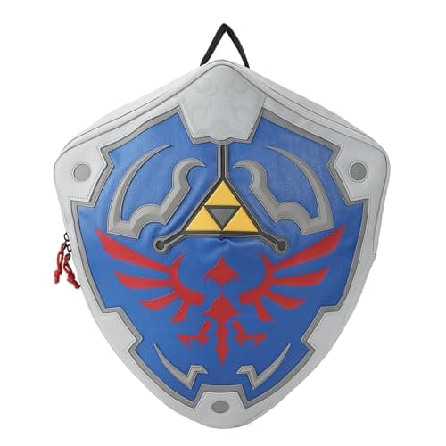 Image of Bioworld Backpacks, Legend Of Zelda Hylian Shield, 18.5" x 22" x 4"