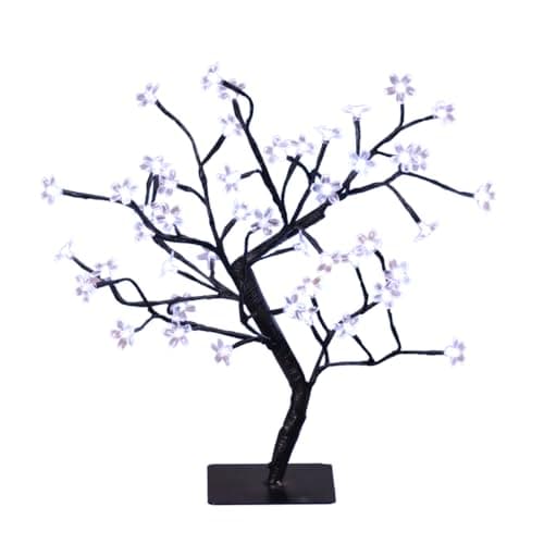 Image of The Christmas Workshop 70470 45cm Blossom Tree / 48 Bright White Lights/Energy Efficient LEDs/Mains Operated/Steady On Light Pattern