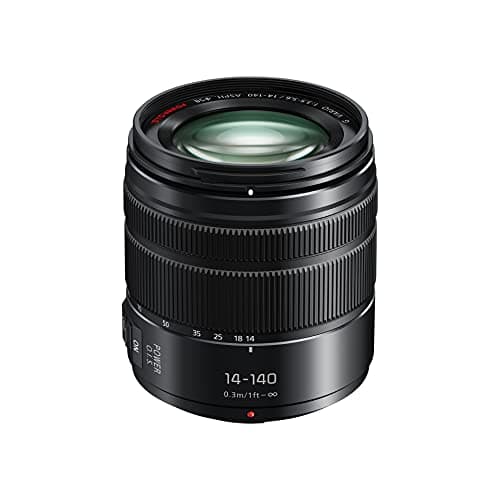 Image of Panasonic LUMIX G Vario 14-140 mm Interchangeable Lens - Black (Renewed)