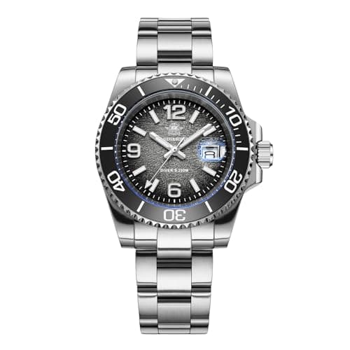 Image of ADDIESDIVE Men's Diver Watch 41mm Japan Quartz Movement 200M Waterproof BGW9 Super Luminous Stainless Steel Bezel Analog Watch AD2513