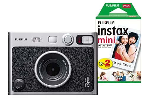 Image of instax Fujifilm Mini Evo Hybrid Instant Camera inc 20 Shots - Black