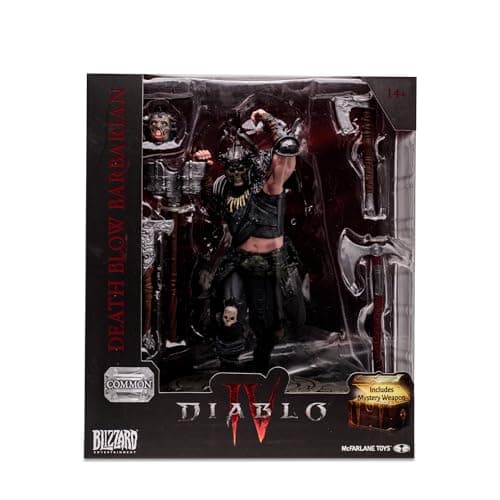 Image of McFarlane Diablo IV Collection Barbaro Sculpture Video Game Figure 15 cm with Accessories and a Secret Toy Weapon, for Collectors, Ages 14 and Above, Bizak (64386721)