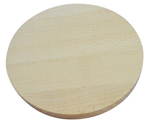 Image of Solid Wood Kitchen Chopping Board Circular 20cm