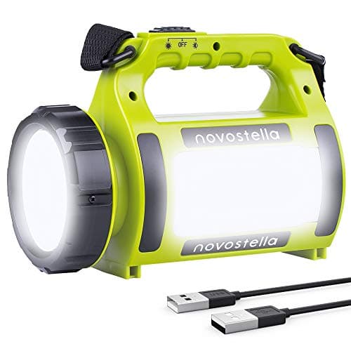 Image of NOVOSTELLA Rechargeable LED Torch, Multi-Functional Camping Light, Waterproof Outdoor Spotlight Searchlight, High Power Beam Flashlight, 650lm Lightweight Lantern