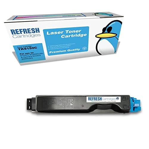 Image of Refresh Cartridges Remanufactured Toner Cartridge Replacement for Kyocera TK-5150C (Cyan)