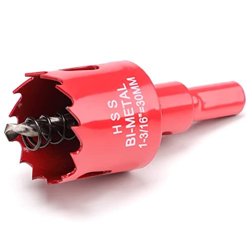 Image of 30mm Hole Saws Cutter, HSS Bi-Metal Drill Bit for Wood, Plastic, UPVC, Fiberglass and Plasterboard