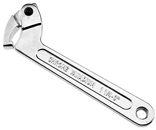 Image of 1 x C Hook Wrench for Nut Pine Spanner Adjustable Spanner 32-76 mm Tool for Bicycle and Motorcycle