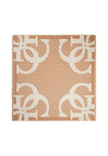Image of Guess Jacquard Scarf, beige, One Size