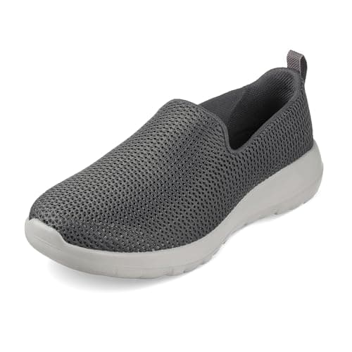 Image of Skechers Women's Go Walk Joy-Evaluate Trainers, Grey Charcoal, 6 UK