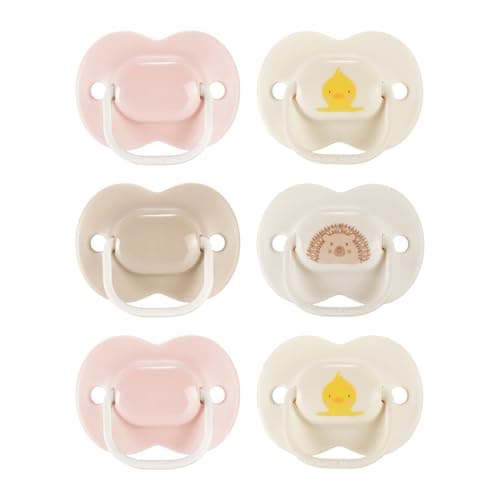 Image of Tommee Tippee Anytime Soothers, 0-6m, 6 Pack, Symmetrical Teat Sits Anyway Up, BPA-Free Silicone Dummy, Orthodontic Design