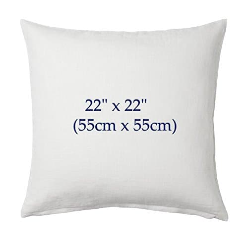 Image of Night Comfort Anti Allergy Polyester Filled Cushion Inner Pads Extremely Filled Insert (22" x 22" inches/ 55cm x 55cm), Pack Of 2