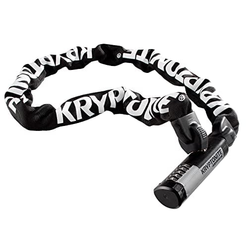 Image of Kryptonite Kryptolok 912 Combo Bike Chain Lock, 4 Feet Long Heavy Duty Anti-Theft Sold Secure Gold Bicycle Chain Lock, 5-Digit Resettable Combination Lock for E-Bike Scooter Road Mountain Bikes