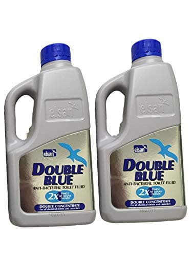 Image of Elsan Double Strength Blue Toilet Chemical Twin Pack 2 x 2L Bottles