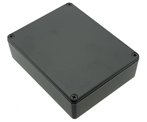Image of Hammond Black Diecast Enclosure 119 x 94 x 34mm 1590BBBK Electronic Project Box