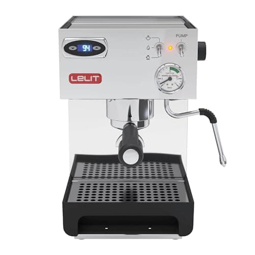 Image of Lelit - Anna Coffee Machine - With Milk Frother & PID Temperature Control - PL41TEMD-2G80 - Polished Stainless Steel