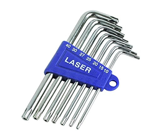Image of Laser 3498 Tamperproof Star Key Set 7pc
