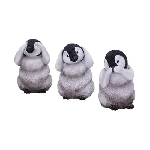 Image of Kilts Wi Hae Three Wise Penguins - Hear No, Speak No, See No Evil Figurines