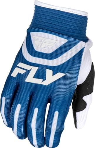 Image of Fly Racing Men's F-16 Gloves (Dark Blue/White, Large)