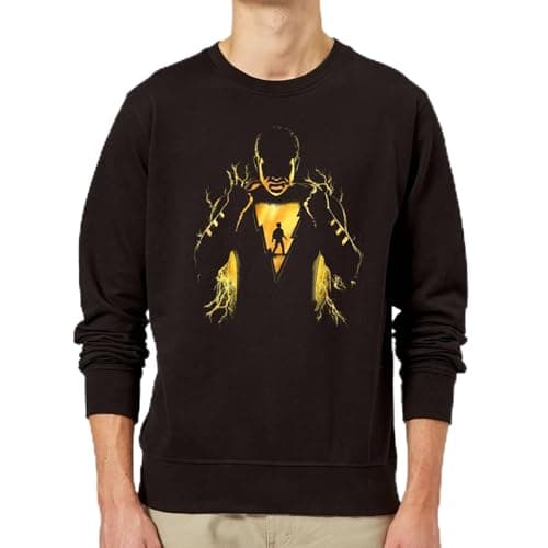Image of Zavvi Shazam Lightning Silhouette Sweatshirt - Black M