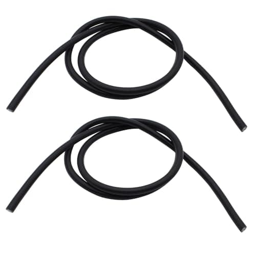 Image of 2 PCS/SET SHLPDFM Black Colour Spark HT Ignition Cable 8mm Copper Core 1 Meter ignition coil Lead HT Wire