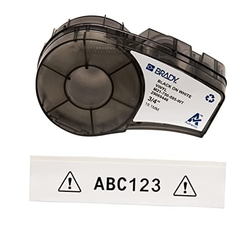 Image of Brady M21-750-595-WT Tape For Lab Pal, Vinyl, 19.1 mm, White
