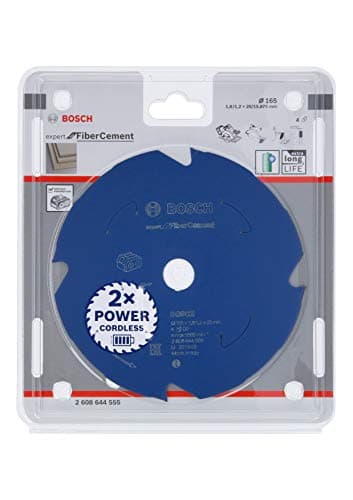 Image of Bosch Professional Circular Saw Blade Expert (for Fibre Cement, 165 x 20 x 1.8 mm, 4 teeth; Accessories: Cordless Circular Saw)