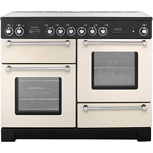 Image of Rangemaster Kitchener 110 Electric Range Cooker - Freestanding - KCH110ECCR/C - Cream / Chrome