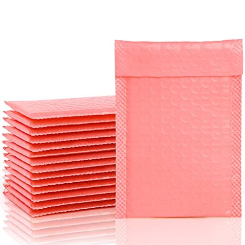 Image of VEYLIN Self-Seal Bubble Mailers,12PCS Poly Bubble Mailers Small Padded Envelopes for Shipping, Mailing, Packaging(110x190mm)