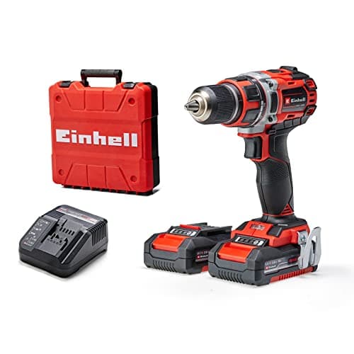 Image of Einhell TE-CD 18/50 Li BL Power X-Change Cordless Drill (Li-ion, 18 V, Brushless Motor, Speed Electronics, Includes 2X 2.0 Ah PXC Batteries and Quick Charger)