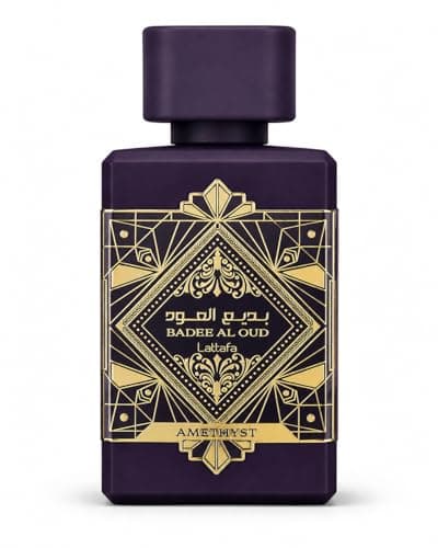 Image of Badee Al Oud Eau de Parfum 100ml – Luxury Arabian Oud Fragrance for Men & Women | Long Lasting Woody Amber Vanilla Perfume | Premium Middle Eastern Scent (Amethyst)