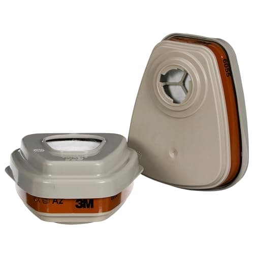 Image of 3M Filter kit for 6000-series masks, 6003BC1, A2P3, (2x 6055 A2 + 2 x 5935 P3 + 2x 501 holder), Light Grey, One Size