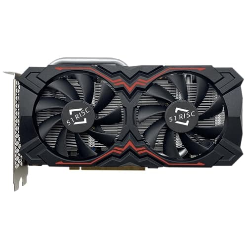 Image of 51RISC GeForce GTX 1660 Super Graphics Card, 6GB GDDR6 Gaming PC GPU 192bit Video Card PCIe 3.0 x16 DP HDMI DVI Display 1660S Game Cards
