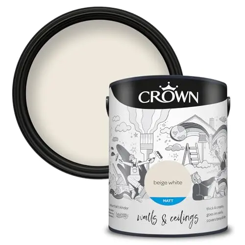 Image of Crown Retail Core Emulsion Matt Beige White 5 L