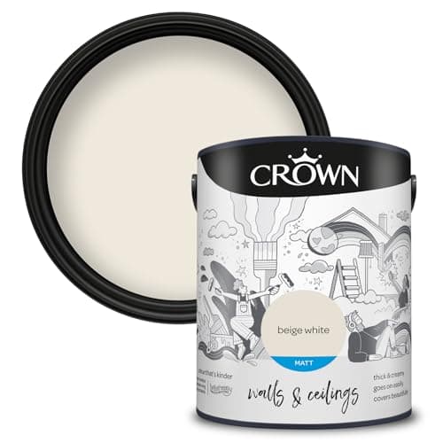 Image of Crown Retail Core Emulsion Matt Beige White 5 L