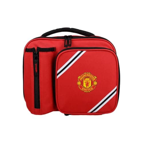 Image of FOCO Officially Licensed Manchester United FC Football Core Stripe Lunch Bag